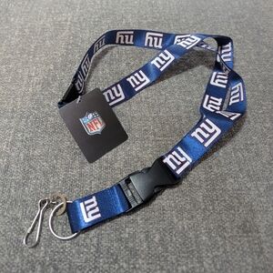NEW! NFL NY Giants Blue and White Lanyard